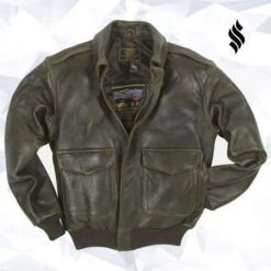 Shearling Leather 100 Mission A-2 Pilot’s Jacket