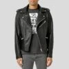Shearling Leather Cimarron Black Motorcycle Leather Jacket -Milani Jackets Shop 1 6cc3e6eb 6748 4f02 8e76 46688c590245