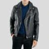 Shearling Leather Barden Black Motorcycle Leather Jacket 1 Shearling Leather Barden Black Motorcycle Leather Jacket -Milani Jackets Shop 1 d9c42771 bfec 48f9 9218 6f18835e4828