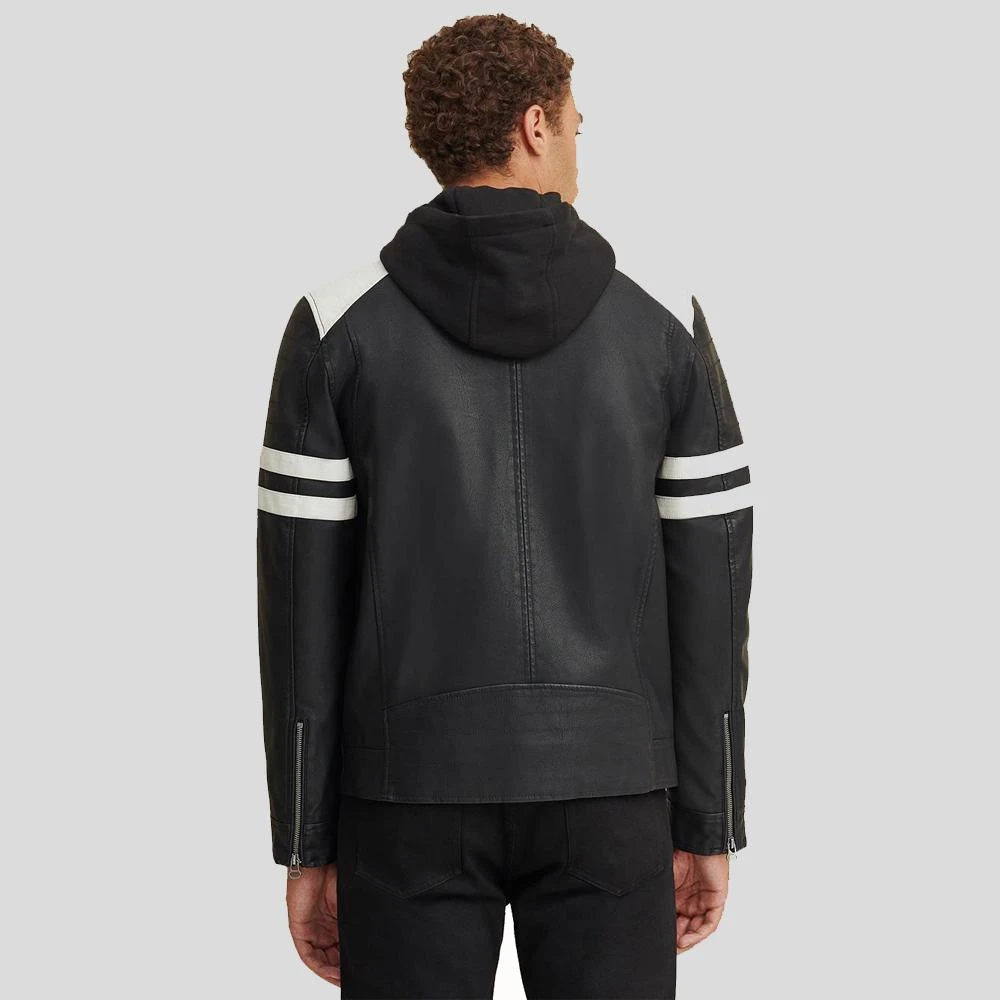 Shearling Leather Cody Black Biker Leather Jacket 4 Shearling Leather Cody Black Biker Leather Jacket - Image 2