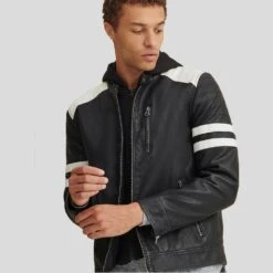 Shearling Leather Cody Black Biker Leather Jacket 8 Shearling Leather Cody Black Biker Leather Jacket -Milani Jackets Shop 3 22b76aa6 326c 44e3 afe5 db37ba3ad94c