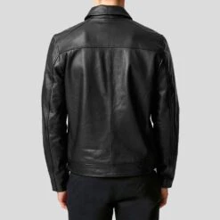 Shearling Leather Benn Black Motorcycle Leather Jacket -Milani Jackets Shop 3 eeabd3e4 5148 4815 98de aad9dc6676dd