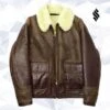 Shearling Leather AN-J-4 Sheepskin Jacket -Milani Jackets Shop AN J 4 Sheepskin Jacket