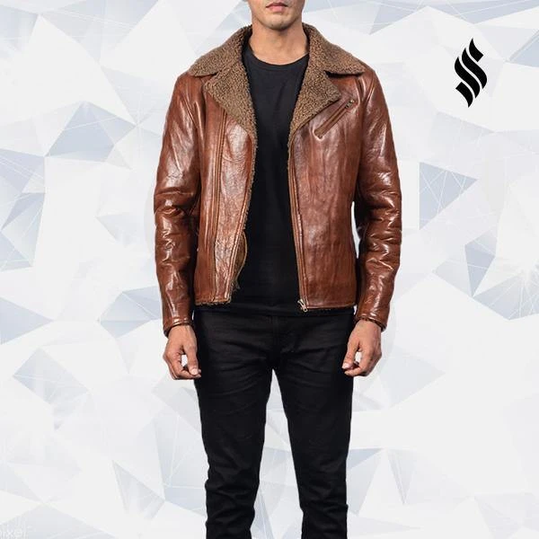 Shearling Leather Shearling Brown Leather Jacket 3 Shearling Leather Shearling Brown Leather Jacket