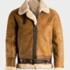 Shearling Leather Aviator Mens Brown Sheepskin Shearling B3 Leather Jacket 1 Shearling Leather Aviator Mens Brown Sheepskin Shearling B3 Leather Jacket -Milani Jackets Shop Aviator Mens Brown Sheepskin Shearling B3 Leather Jacket