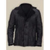 Shearling Leather Aviator Mens B16 Shearling Bomber Jacket -Milani Jackets Shop AviatorMensB16ShearlingJacket