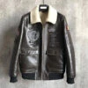Custom Made B3 Bomber Jacket Natural Sheep Fur Coat Winter Warm Sheepskin Jackets Soft Shearling Bomber 2 Custom Made B3 Bomber Jacket Natural Sheep Fur Coat Winter Warm Sheepskin Jackets Soft Shearling Bomber -Milani Jackets Shop B3 Bomber Jacket Natural Sheep Fur Coat Winter Warm Sheepskin Jackets Soft Shearling Bomber