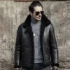 Shearling Leather B3 RAF Aviator Sheepskin Shearling Leather Jacket 1 Shearling Leather B3 RAF Aviator Sheepskin Shearling Leather Jacket -Milani Jackets Shop B3RAFAviatorSheepskinShearlingLeatherJacket