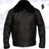 Custom Made B3 Aviator Bomber Sheepskin Black Jacket -Milani Jackets Shop Best B3 Aviator Bomber Sheepskin Black Jacket