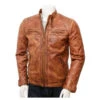 Biker Leather Jacket Mens Tan Leather Biker Jacket -Milani Jackets Shop Biker Leather Jacket 1 53e202b8 d8a1 4248 a6d2 b5db60d1fb6e