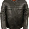 Biker Leather Jacket Men's Black Sports Scooter Crossover Riding Biker Leather Jacket -Milani Jackets Shop Biker Leather Jacket 1 84316447 ac94 4d76 a885 74cec9499bf0