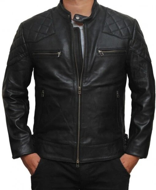 Biker Leather Jacket Mens BECKHAM Black Quilted Retro Biker Jacket 3 Biker Leather Jacket Mens BECKHAM Black Quilted Retro Biker Jacket -Milani Jackets Shop Biker Leather Jacket 1 9ecc6ec2 b72a 4072 8a16 33a2cc601c71