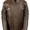 Biker Leather Jacket Men's Brown Pocket Biker Leather Jacket -Milani Jackets Shop Biker Leather Jacket 1 fce129bd def5 413e 82b0 6220bbd385d1