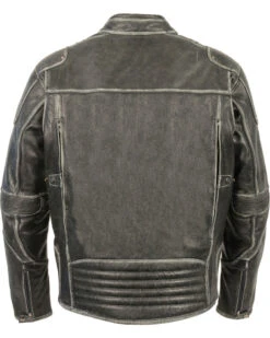 Biker Leather Jacket Men's Vintage Distressed Triple Vented Jacket -Milani Jackets Shop Biker Leather Jacket2 7f11e965 3c0a 4cbe 9ce9 fca28fc10217