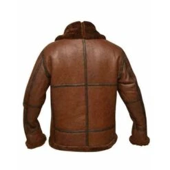 Custom Made Men Aviator Leather Jackets -Milani Jackets Shop BrownAviatorLeatherJacket