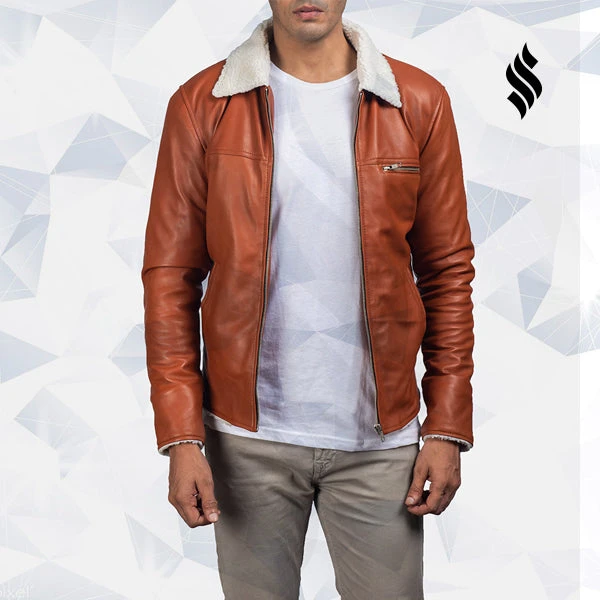 Shearling Leather Tan Shearling Leather Jacket 3 Shearling Leather Tan Shearling Leather Jacket