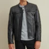 Biker Leather Jacket Leather Rider Jacket -Milani Jackets Shop Leather Rider Jacket1