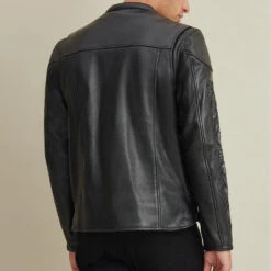Biker Leather Jacket Leather Rider Jacket -Milani Jackets Shop Leather Rider Jacket2