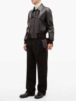 Custom Made Men Classic Black Leather Jacket