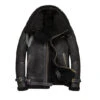 Shearling Leather Men’s Flight B3 Aviator Shearling Bomber Jacket -Milani Jackets Shop Men sFlightAviatorB3Jacket