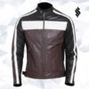 Shearling Leather Multi Color Goat Leather Fashion Biker Jacket For Men -Milani Jackets Shop Multi Color Goat Leather Fashion Biker Jacket for Men