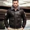 Shearling Leather RAF B3 Sheepskin Shearling Leather Bomber Jacket 1 Shearling Leather RAF B3 Sheepskin Shearling Leather Bomber Jacket -Milani Jackets Shop RAFB3SheepskinShearlingLeatherBomberJacket