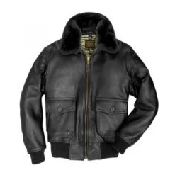 Shearling Leather U.S. Navy Lambskin G-1 Shearling Flight Jacket