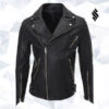 Shearling Leather Unique Style Fashion Men’s Leather Jacket -Milani Jackets Shop Unique Style Fashion Men s Leather Jacket
