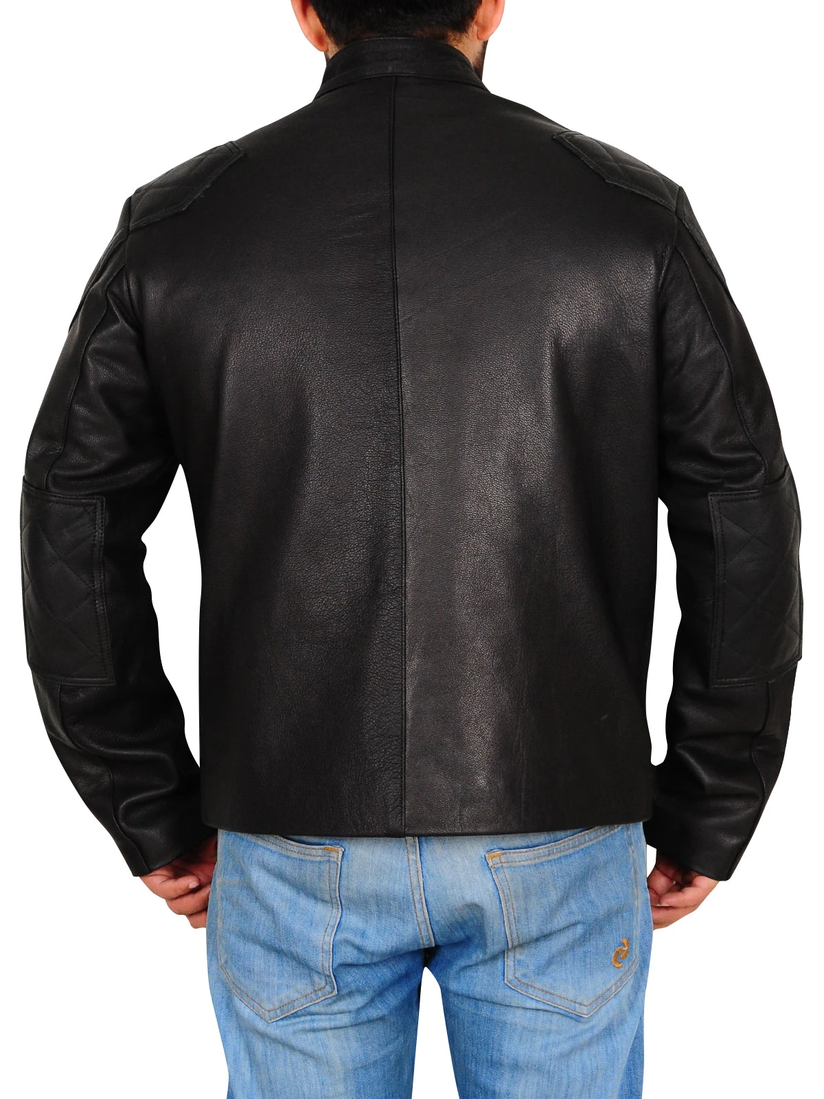 Custom Made Leather Biker Jacket In Black 5 Custom Made Leather Biker Jacket In Black - Image 3