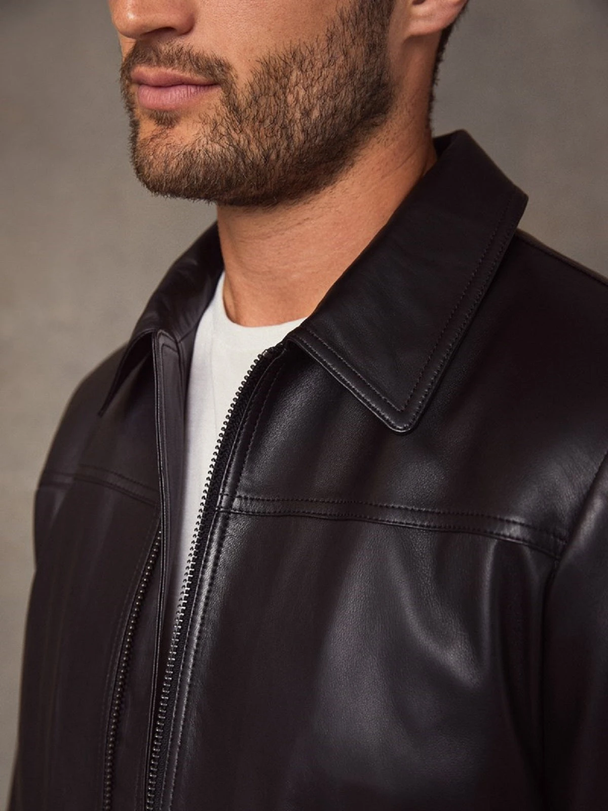 Custom Made Men Vintage Black Leather Jacket 5 Custom Made Men Vintage Black Leather Jacket - Image 3