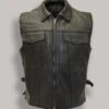 Custom Made Men Fight Club Leather Vest -Milani Jackets Shop men fight club vest 600x800 1