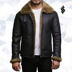 Shearling Leather Men's Aviator RAF B3 Shearling Sheepskin Flying Bomber Jacket 11 Shearling Leather Men's Aviator RAF B3 Shearling Sheepskin Flying Bomber Jacket -Milani Jackets Shop men s aviator raf b3 shearling sheepskin flying bomber jacket 3 23de2580 11cd 490f 9dc4 9651e09fbe87