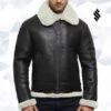 Shearling Leather Men's Aviator Real Shearling Sheepskin Leather Flying Jacket 1 Shearling Leather Men's Aviator Real Shearling Sheepskin Leather Flying Jacket -Milani Jackets Shop men s aviator real shearling sheepskin leather flying jacket