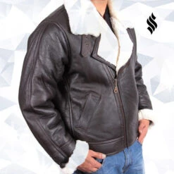 Shearling Leather Men's B3 Aviator Shearling Sheepskin Leather Flying Jacket 8 Shearling Leather Men's B3 Aviator Shearling Sheepskin Leather Flying Jacket -Milani Jackets Shop men s b3 aviator shearling sheepskin leather flying jacket 3