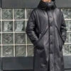 Custom Made Leather Down Jacket Long Winter Overcoat Warm Oversize Outwear 2 Custom Made Leather Down Jacket Long Winter Overcoat Warm Oversize Outwear -Milani Jackets Shop shearling leather coat 1 5581d899 7177 4718 85ce 2be7c269f034