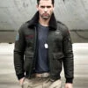 Custom Made Airforce Flight Jacket Mens Winter Coats -Milani Jackets Shop shearling leather coat 1 dbf95fd0 2195 4e79 8c22 2f431c2af8f1