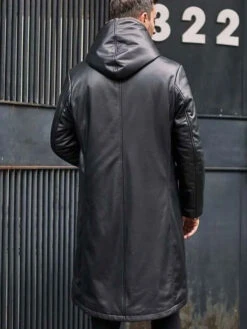 Custom Made Cowhide Shearling Fur Parkas Hooded Leather Coat -Milani Jackets Shop shearling leather coat 5 c2cc9074 55ca 46dc b0b4 a9486a24fda4