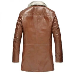 Custom Made Liner Lambskin Coat 100% Genuine Leather Sheepskin Jacket Long Outerwear -Milani Jackets Shop shearling leather coat3 47c7adfd 2763 472d 8a86 1ee3270ac251