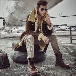 Custom Made Men’s Shearling Coat Men’s Fur Parka. Imports Wool From Australia Sheepskin Jacket Black And Light 8 Custom Made Men’s Shearling Coat Men’s Fur Parka. Imports Wool From Australia Sheepskin Jacket Black And Light -Milani Jackets Shop shearling leather coat3 70812123 4412 48c4 be64 76f963970242