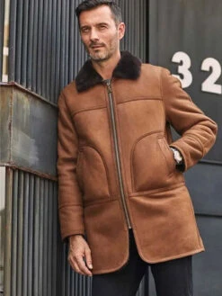 Custom Made Winter Outwear Natural Sheepskin Leather Jacket Hooded Fur Overcoat -Milani Jackets Shop shearling leather coat3 fce713d6 e710 428e a8c4 80b4aa73f5d2