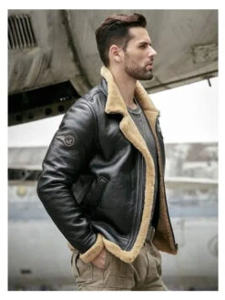 Custom Made Mens Sheepskin Motorcycle Shearling Leather Bomber Jacket 10 Custom Made Mens Sheepskin Motorcycle Shearling Leather Bomber Jacket -Milani Jackets Shop shearling leather coat4 35e8d938 d92d 439b ba69 2d96aae49387