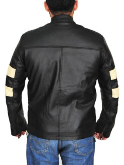 Custom Made Leather Biker Jacket In Black 11 Custom Made Leather Biker Jacket In Black -Milani Jackets Shop stylish biker leather jacket