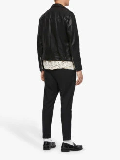 Custom Made Natty Black Jacket For Men -Milani Jackets Shop trending men black jacket 1 cccd607a 641c 49e7 890a 26de1327e32c