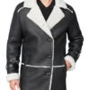 Shearling Leather Shearling Sheepskin Car Coat Black -Milani Jackets Shop warren shearling sheepskin car coat black p 4257